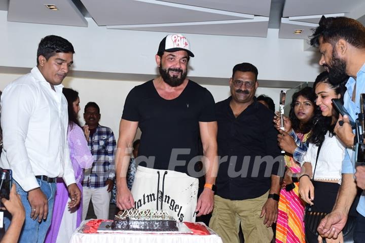 Bobby Deol celebrates his birthday at Sunny Super Sound in Juhu