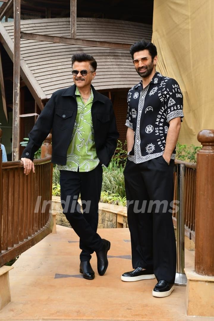 Anil Kapoor, Aditya Roy Kapur snapped promoting Web Series The Night Manager in the city  