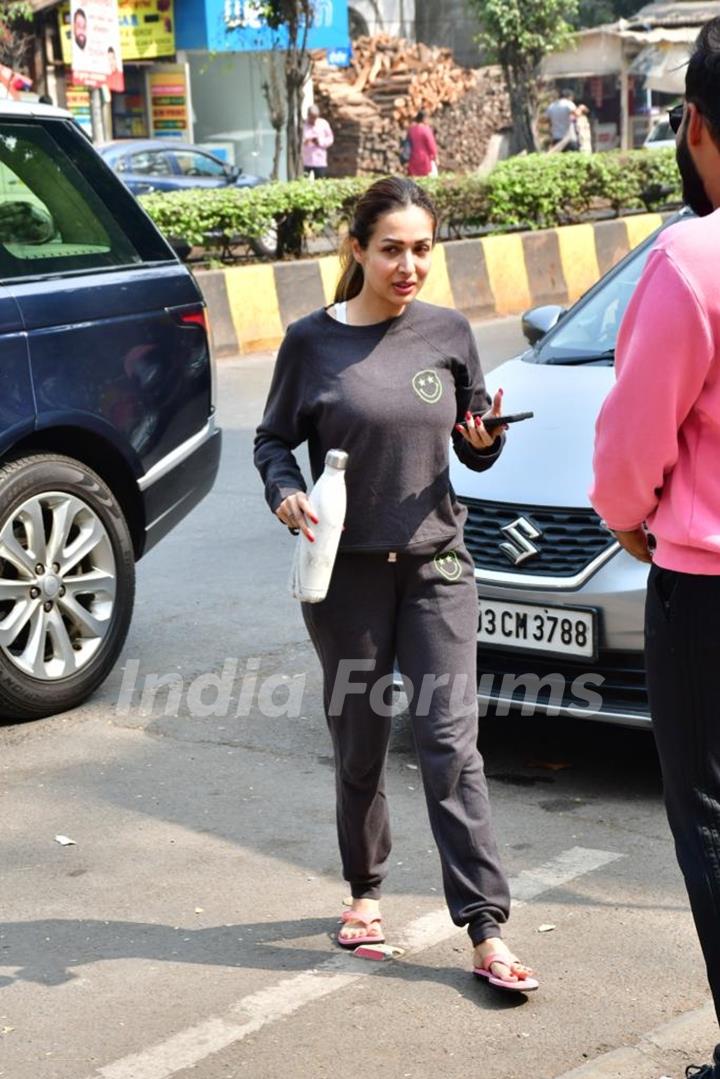 Malaika Arora spotted in Bandra