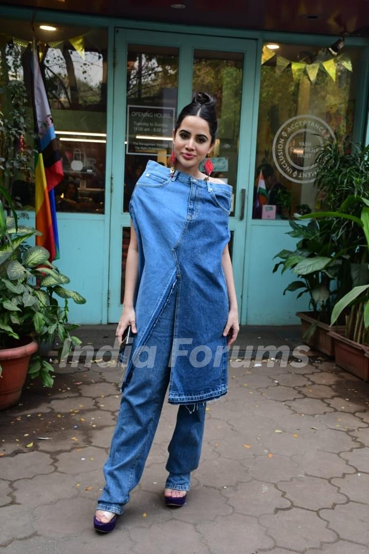 Uorfi Javed snapped in the city 