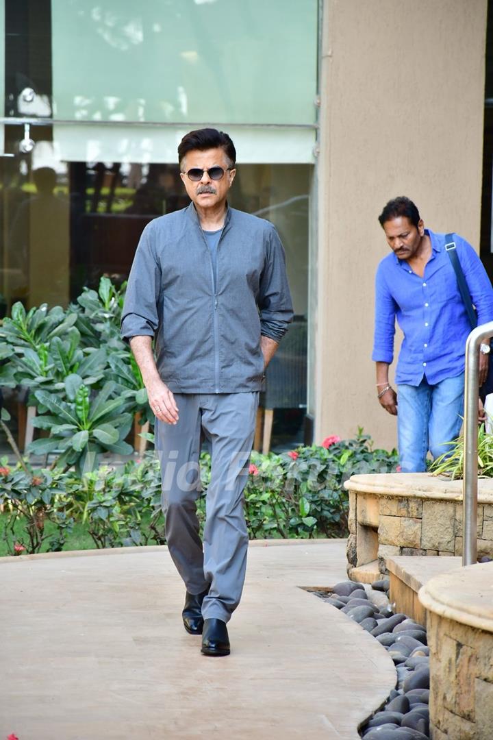 Anil Kapoor  snapped promoting their Web Series The Night Manager at J W Marriott 