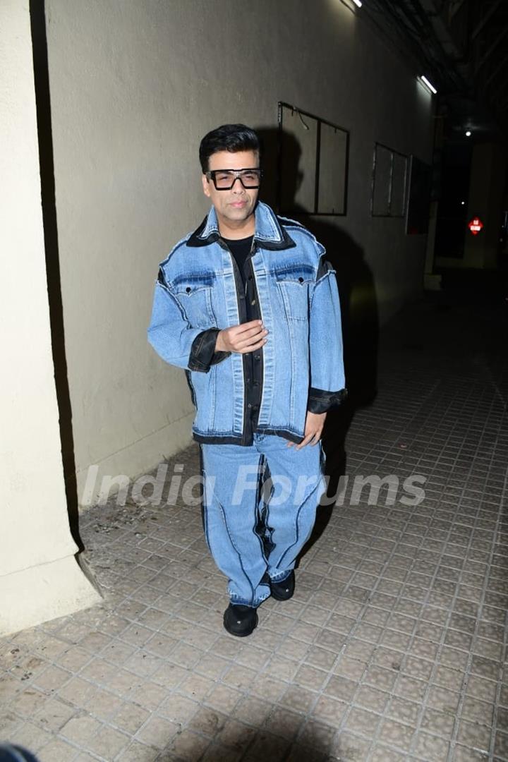 Karan Johar  grace the premiere of Selfiee