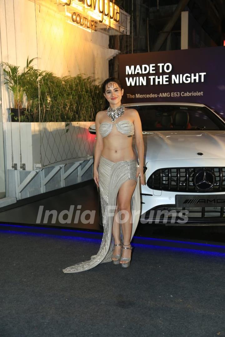 Uorfi Javed snapped at Gaurav Gupta’s store launch