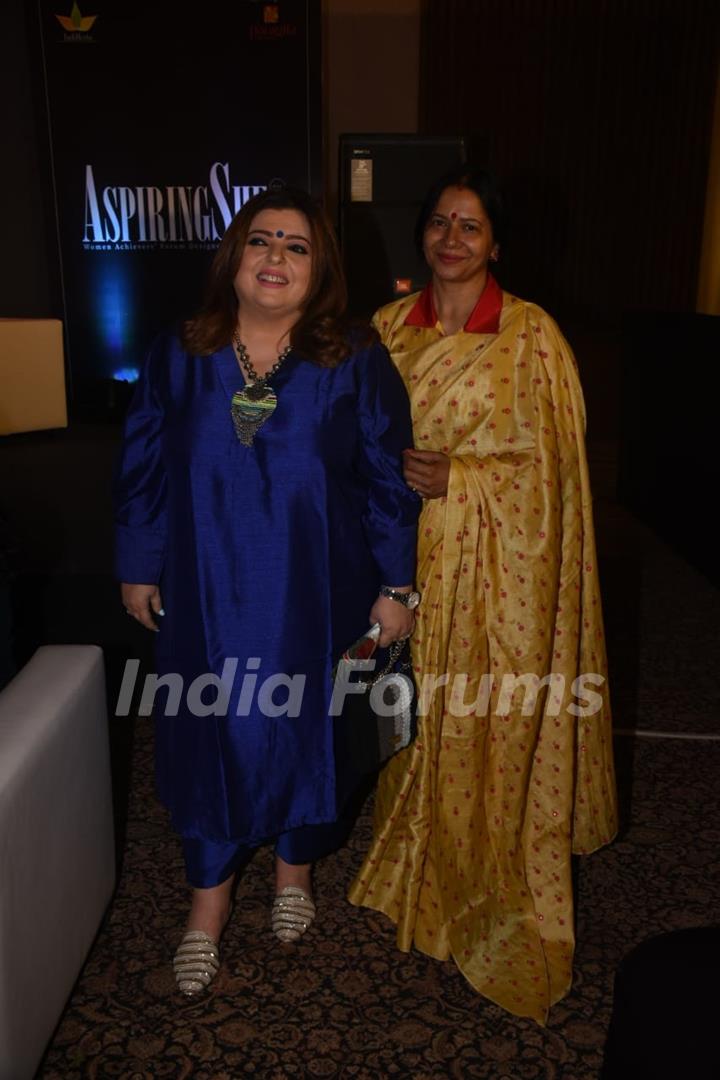 Delnaaz Irani snapped at AspiringShe Awards 2023