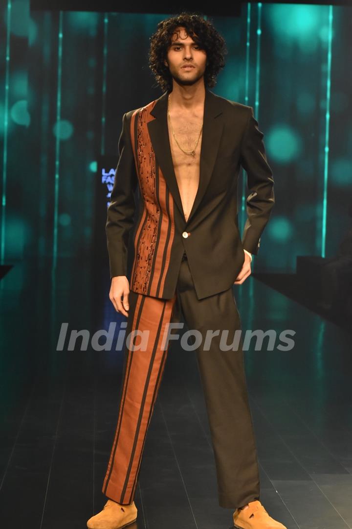 Chintan Rach walk the ramp at Lakme Fashion Week 2023 day 2