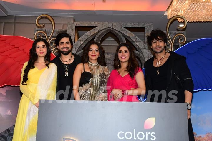  Shalin Bhanot, Monalisa, Eisha Singh, Shivangi Joshi & Zain Imam snapped at the press meet of Bekbaoo