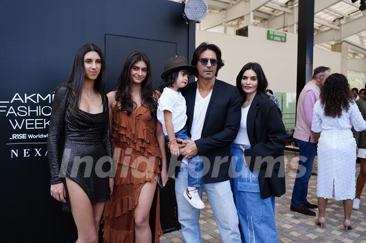 Myra Rampal, Mahikaa Rampal, Arik Rampal, Arjun Rampal, Gabriella Demetriades