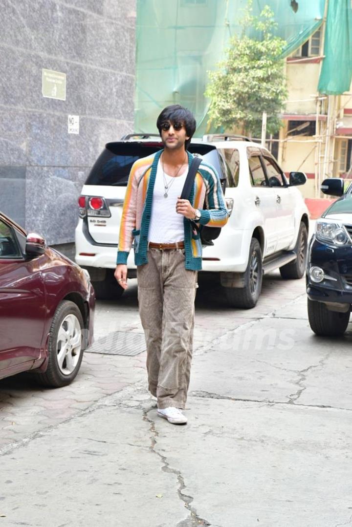 Meezaan Jafri snapped in Bandra