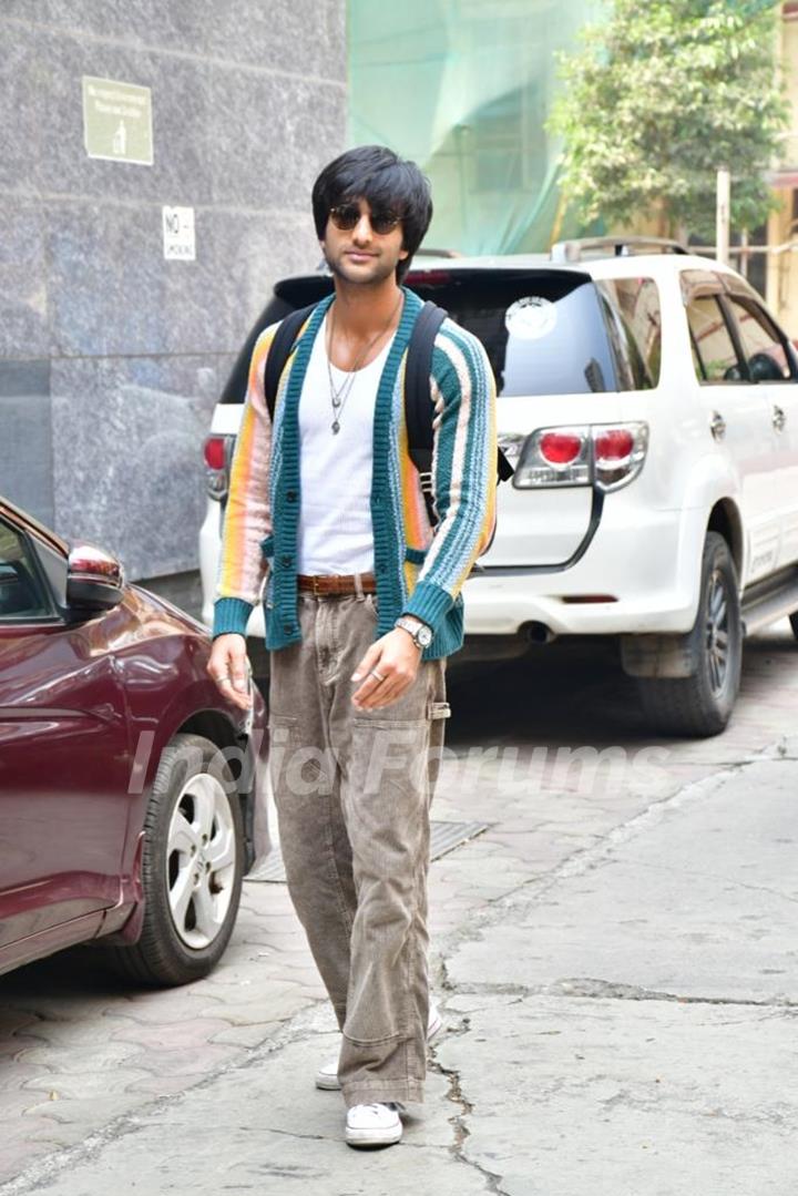 Meezaan Jafri snapped in Bandra