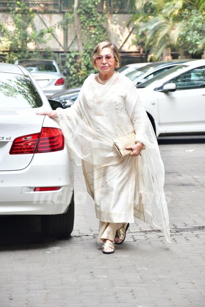 Helen attending Alaana Panday and Deane Panday Mehendi Ceremony 