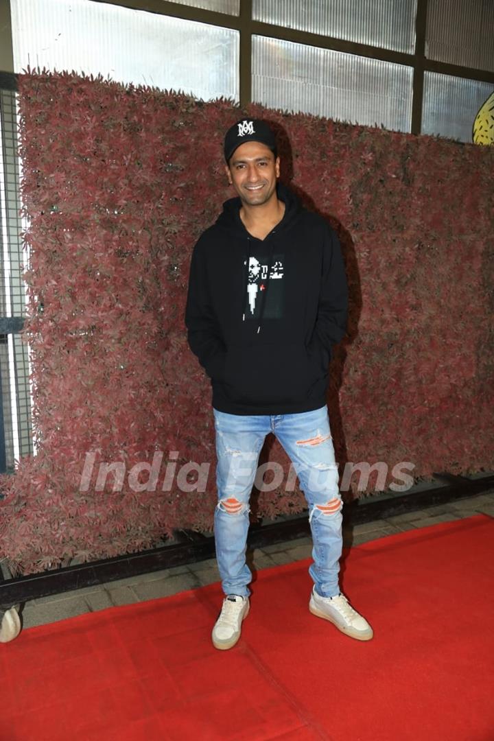 Vicky Kaushal spotted at Sam Bahadur wrap up 