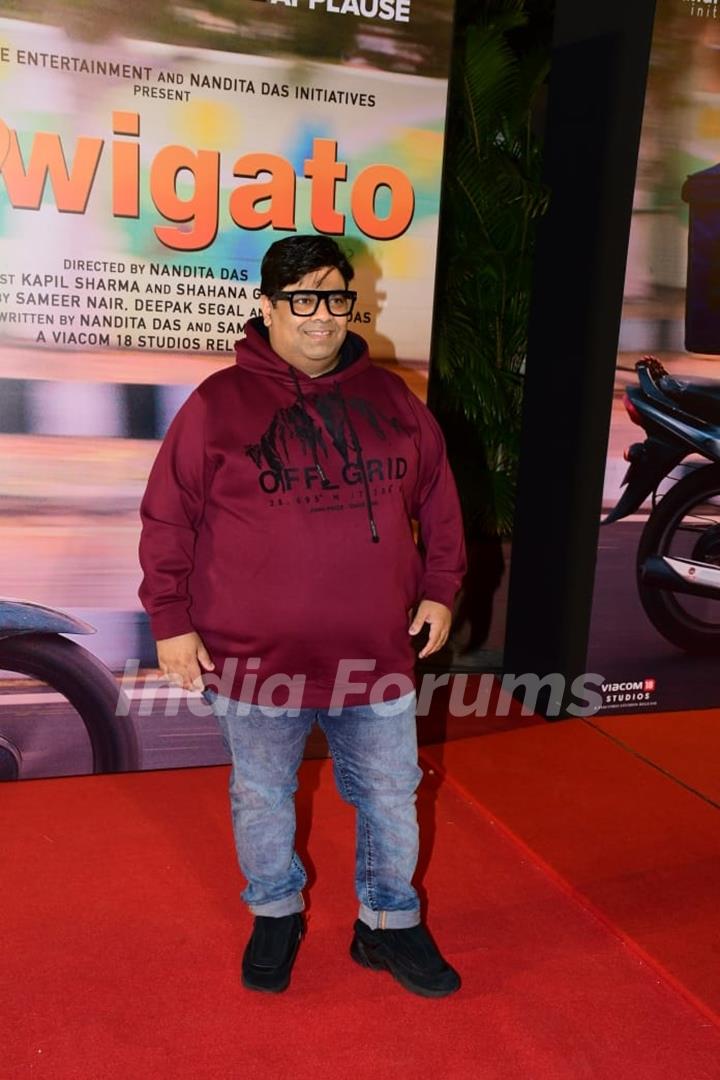 Kiku Sharda attend the premiere of Zwigato