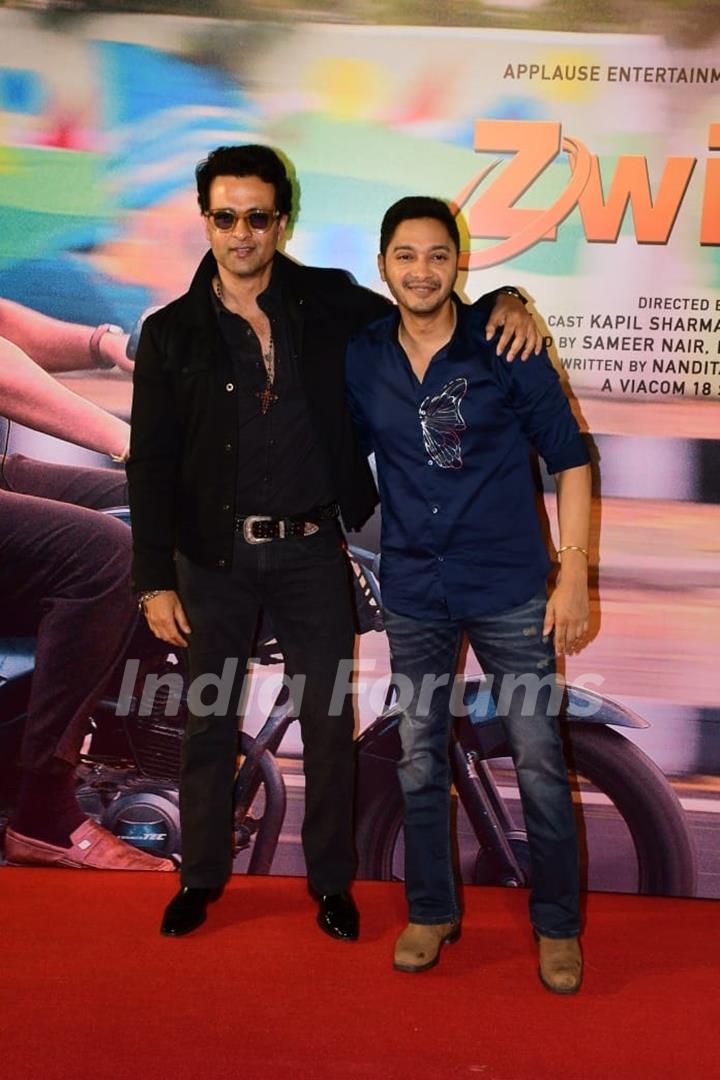 Rohit Roy, Shreyas Talpade attend the premiere of Zwigato