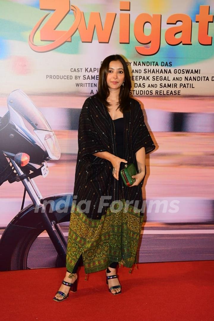 Shweta Basu Prasad attend the premiere of Zwigato