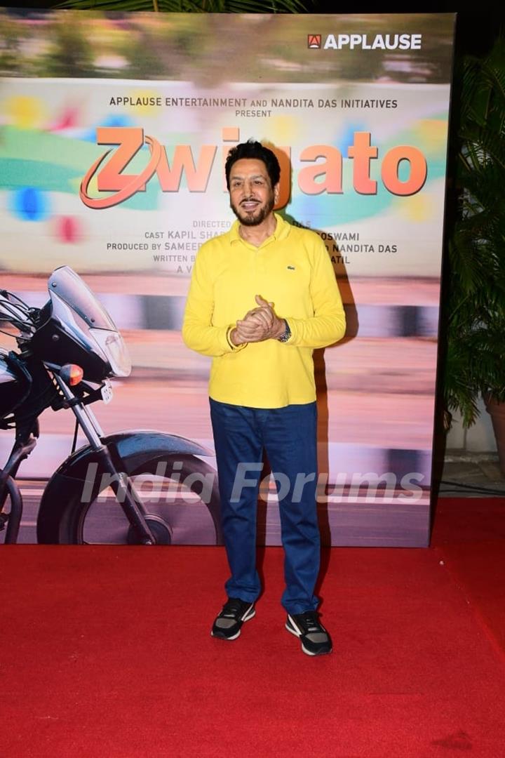 Gurdas Maan attend the premiere of Zwigato