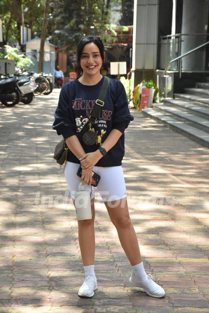 Neha Sharma  snapped in the city 