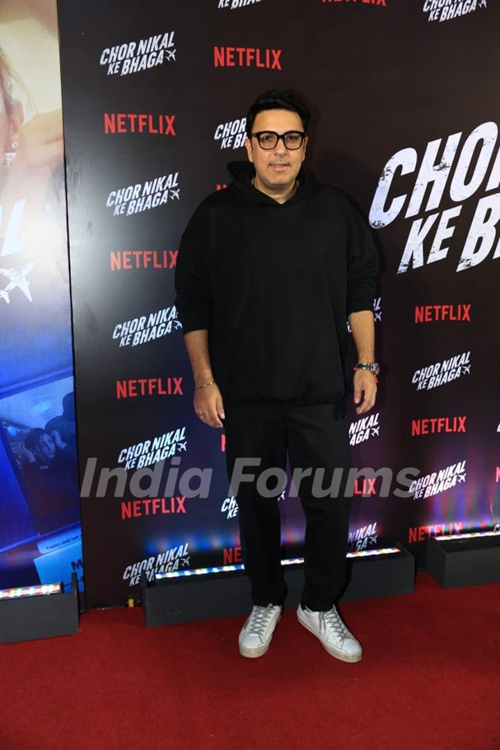 Dinesh Vijan attend the premiere of Chor Nikal Ke Bhaga