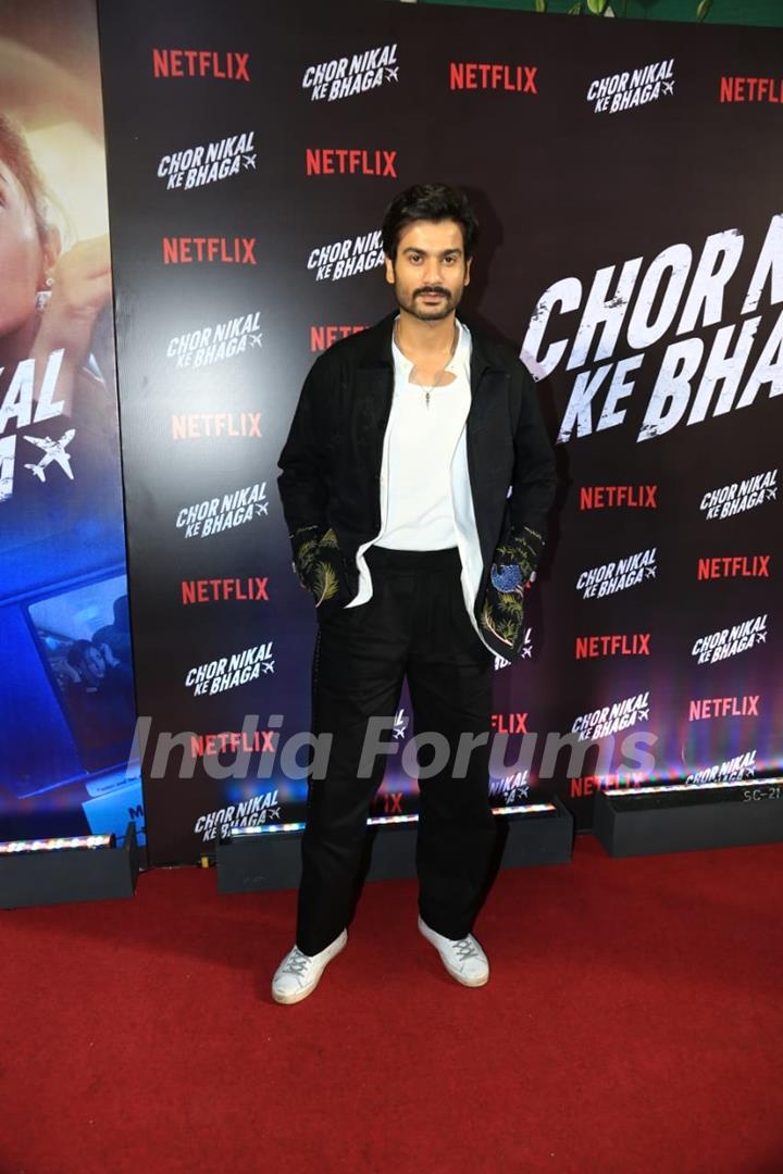 Sunny Kaushal attend the premiere of Chor Nikal Ke Bhaga