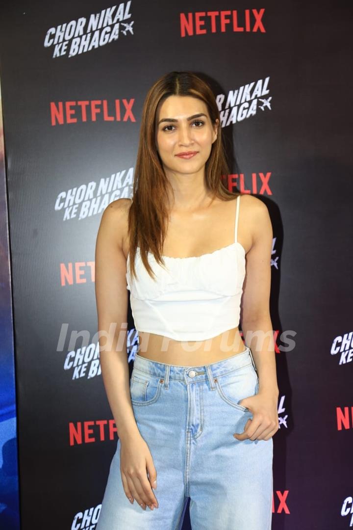 Kriti Sanon attend the premiere of Chor Nikal Ke Bhaga