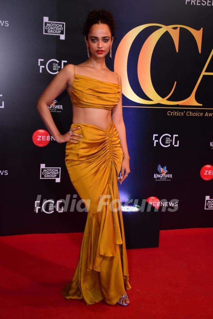 Anjali Sivaraman grace red carpet of the 5th edition of Critics’ Choice Awards