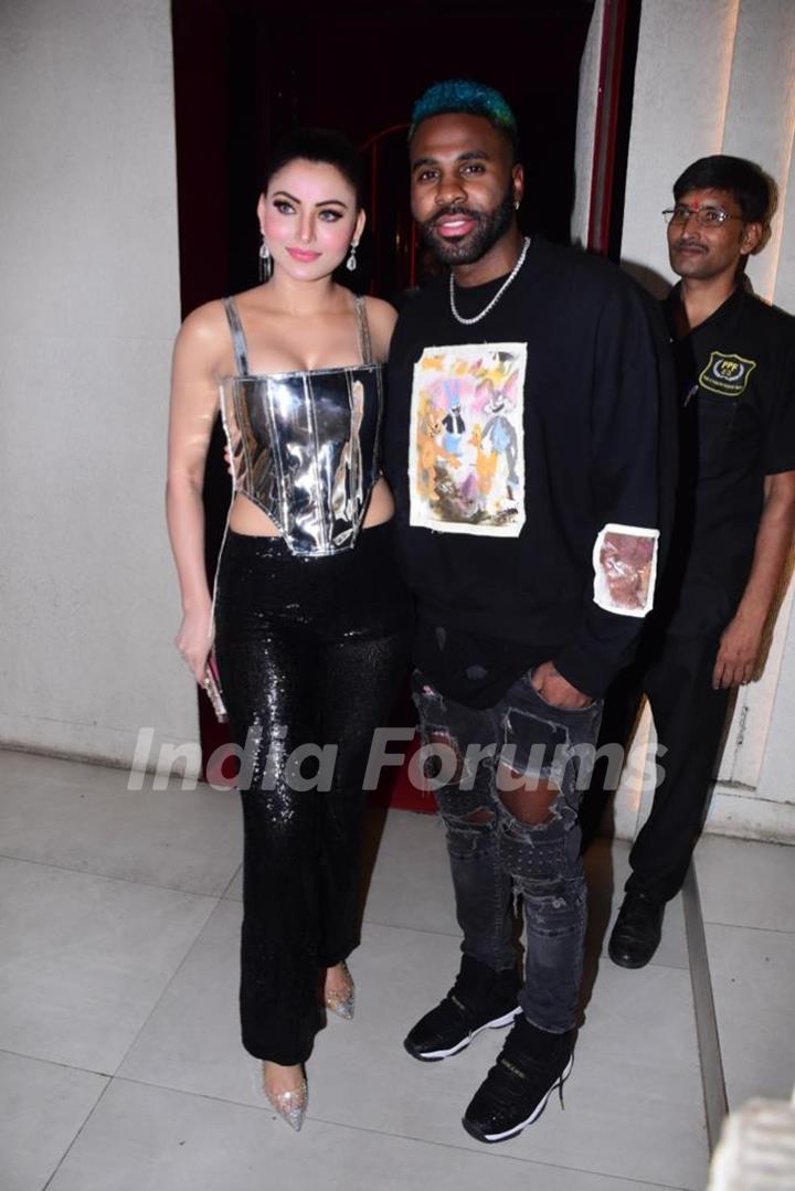 Urvashi Rautela and Jason Derulo snapped in Bandra