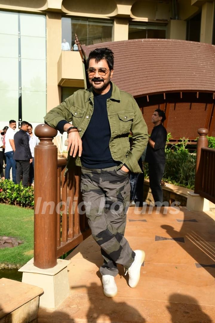 Prosenjit Chatterjee snapped promoting Jubilee at JW Marriott in Juhu