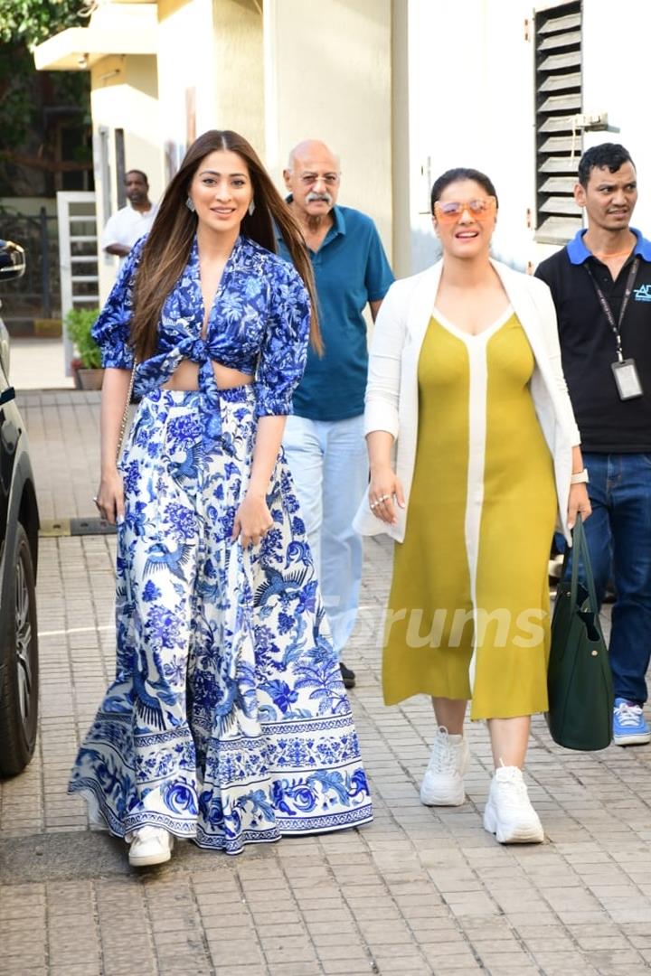 Kajol, Raai Laxmi attend the screening of Bholaa