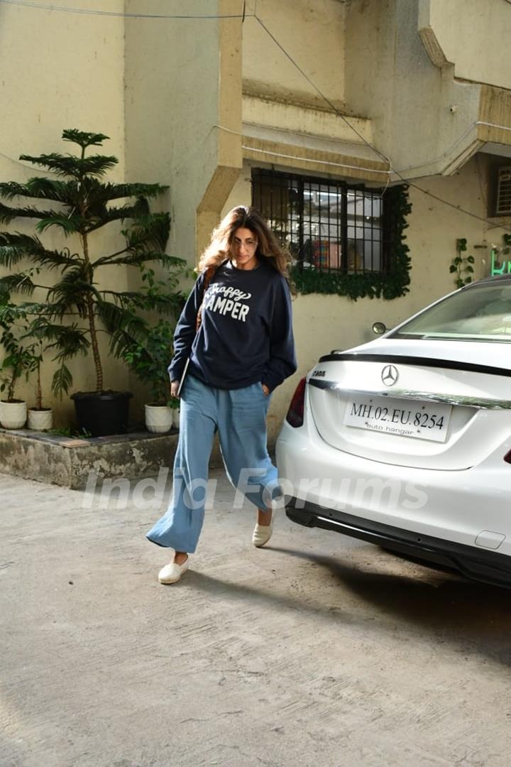 Shweta Bachchan snapped in Juhu