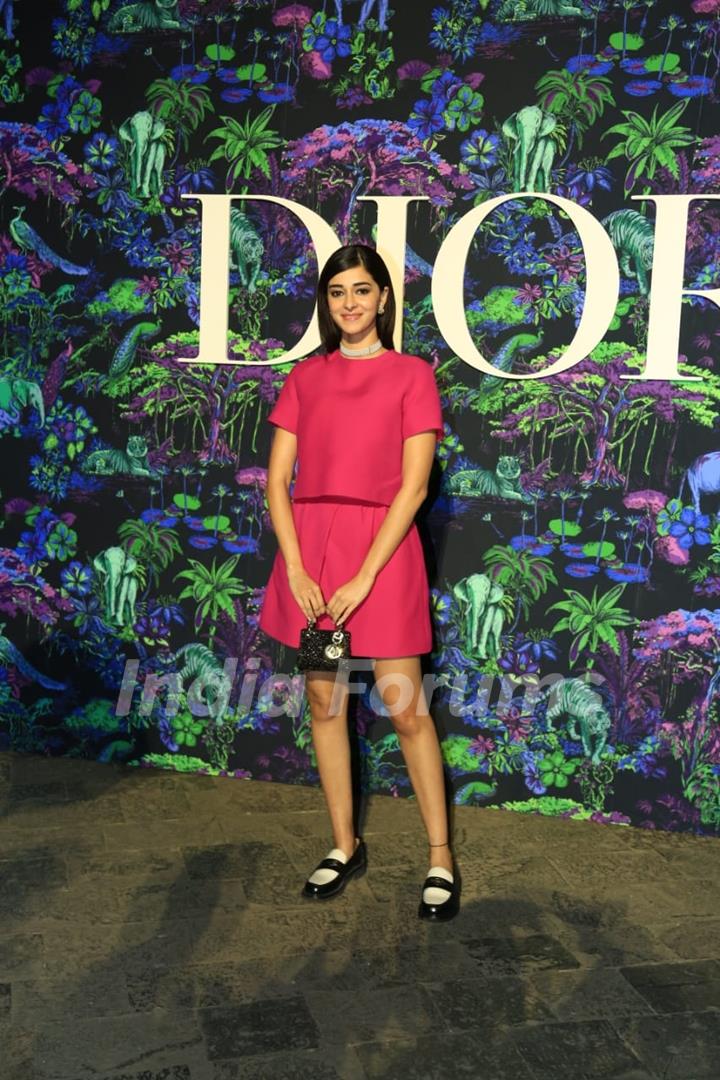 Ananya Panday attend Dior 2023 show at Gateway of India, Mumbai