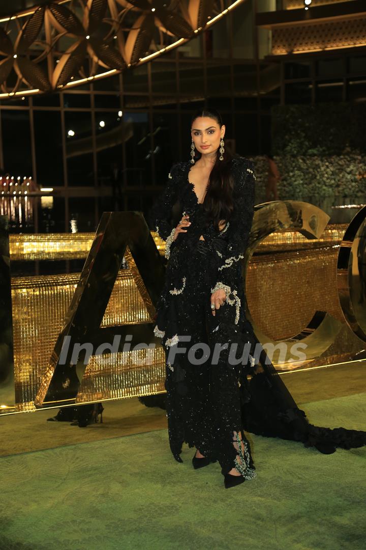 Athiya Shetty attend the opening of the Nita Mukesh Ambani Cultural Centre