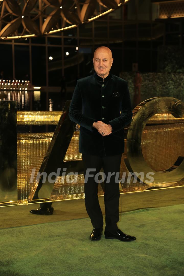 Anupam Kher  attend the opening of the Nita Mukesh Ambani Cultural Centre