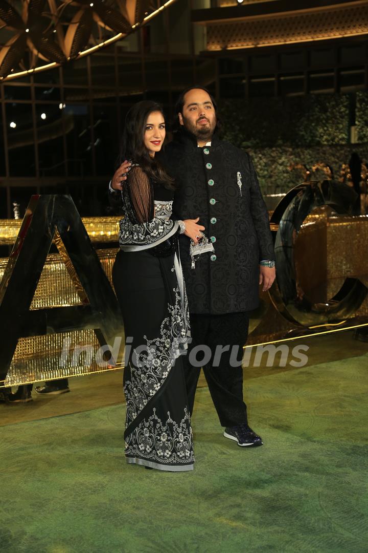 Radhika Merchant, Anant Ambani attend the opening of the Nita Mukesh Ambani Cultural Centre