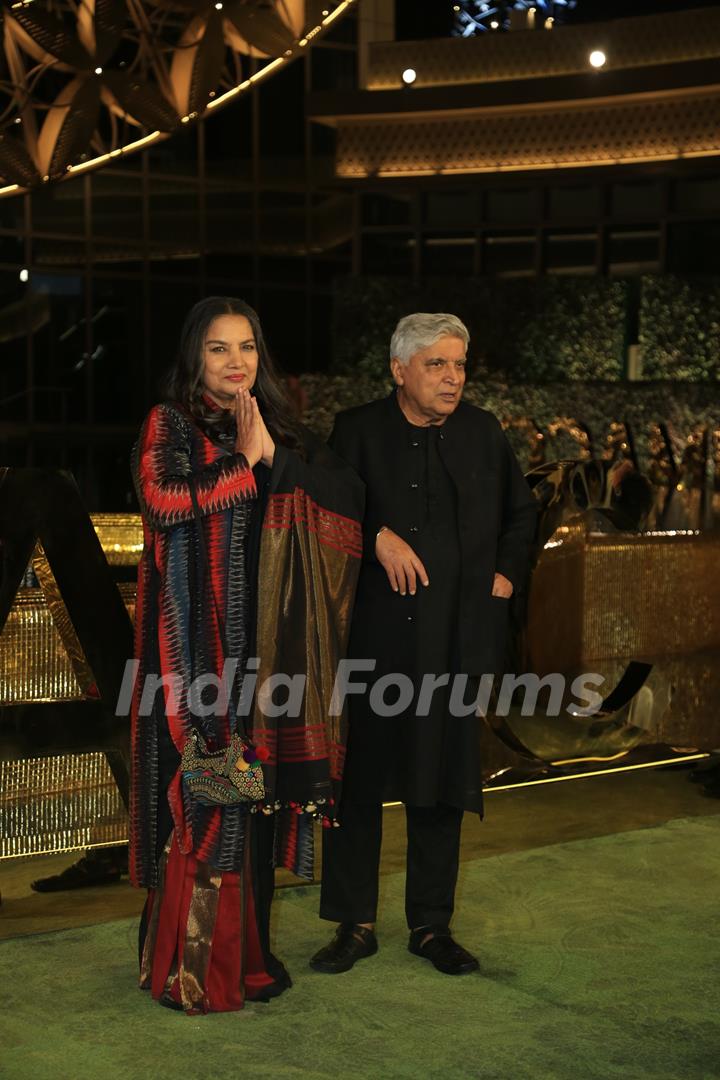 Javed Akhtar, Shabana Azmi attend the opening of the Nita Mukesh Ambani Cultural Centre