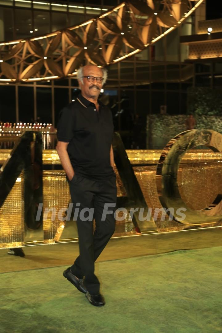 Rajnikanth attend the opening of the Nita Mukesh Ambani Cultural Centre