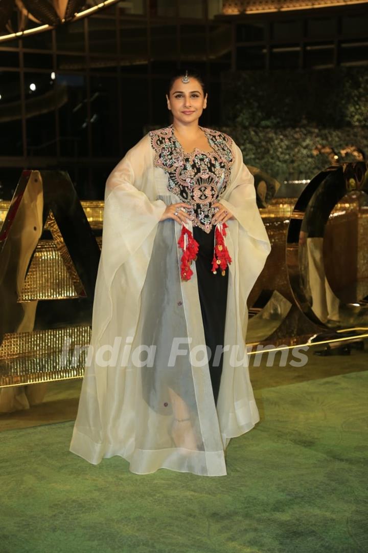 Vidya Balan attend the opening of the Nita Mukesh Ambani Cultural Centre