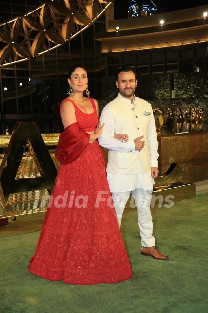 Kareena Kapoor, Saif Ali Khan attend the opening of the Nita Mukesh Ambani Cultural Centre