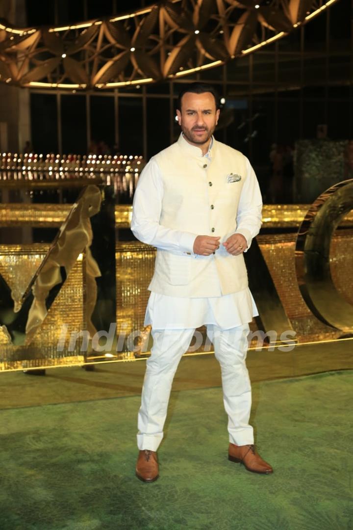 Saif Ali Khan attend the opening of the Nita Mukesh Ambani Cultural Centre