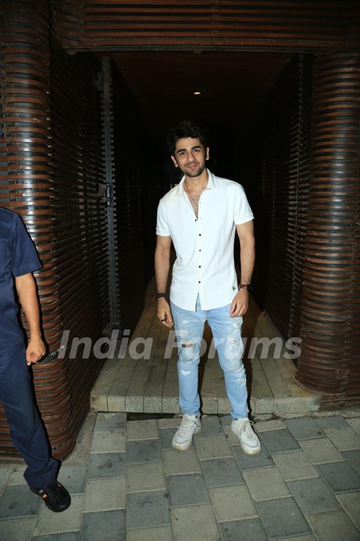 Bheed cast snapped for a get together  in Juhu