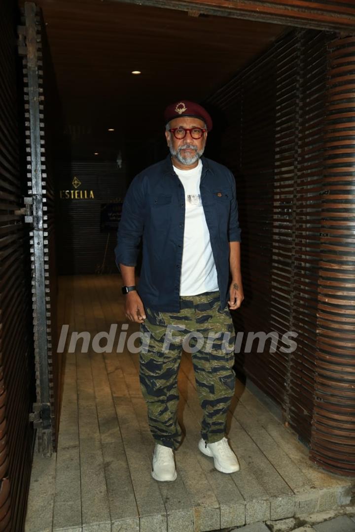 Anubhav Sinha snapped for a get together in Juhu