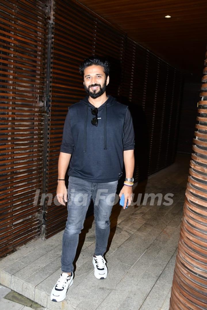 Amit Trivedi snapped at the success party of Mrs Chatterjee vs Norway in Juhu 
