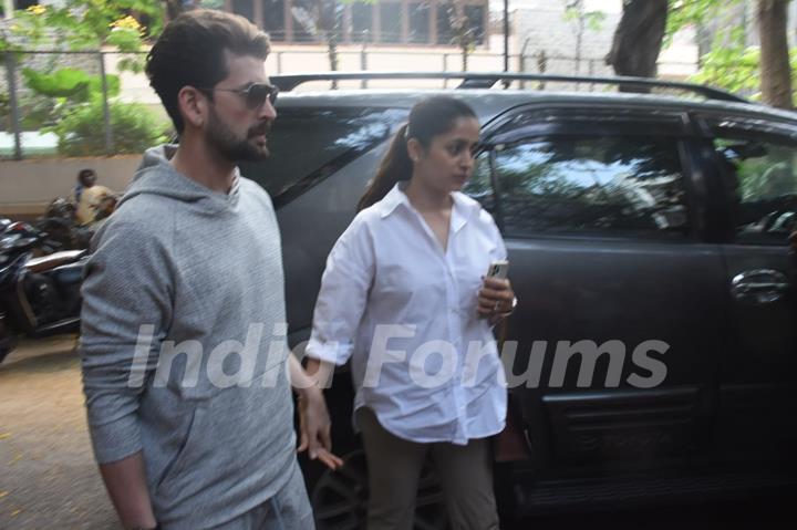 Neil Nitin Mukesh snapped at Aditya Chopra’s house to pay last respects to Pamela Chopra