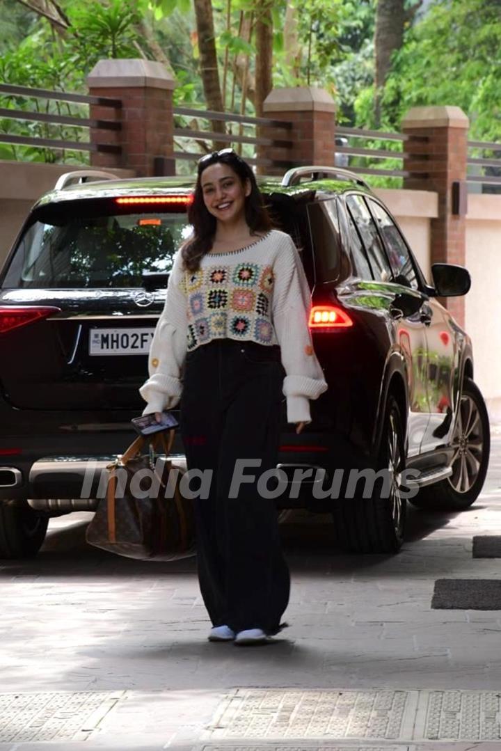 Neha Sharma snapped in Bandra