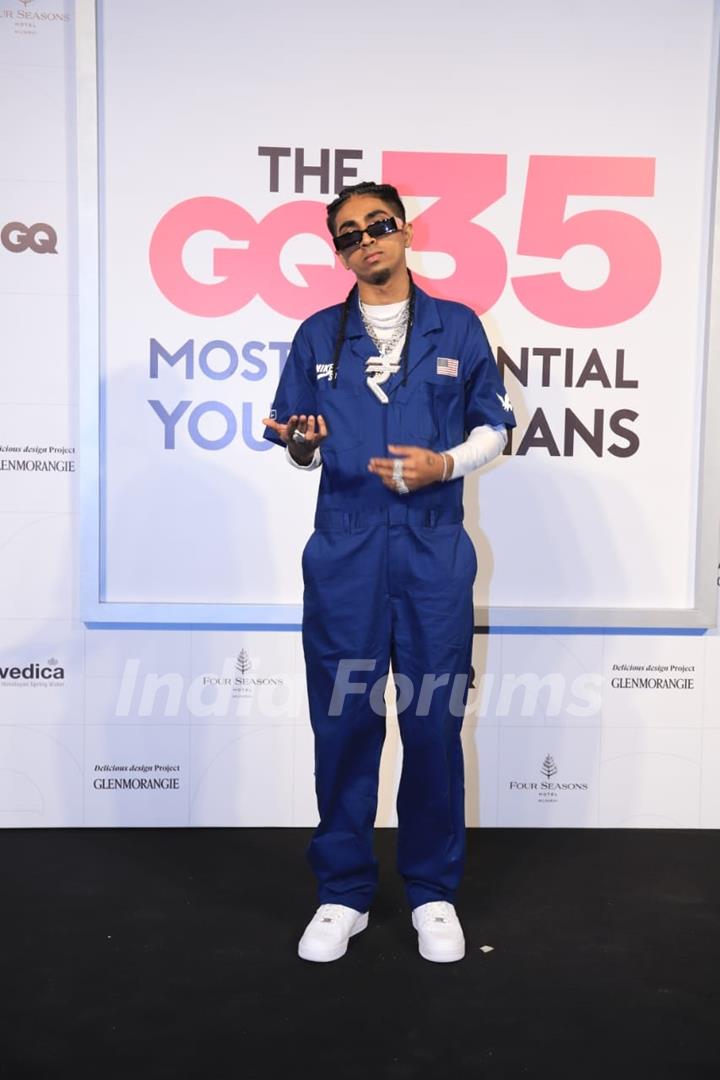 MC Stan attend the GQ35 Most Influential Young Indians