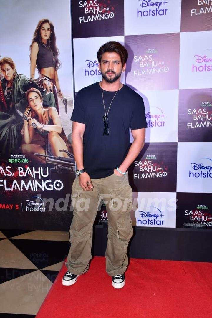 Zaheer Iqbal grace the premiere of Saas, Bahu Aur Flamingo