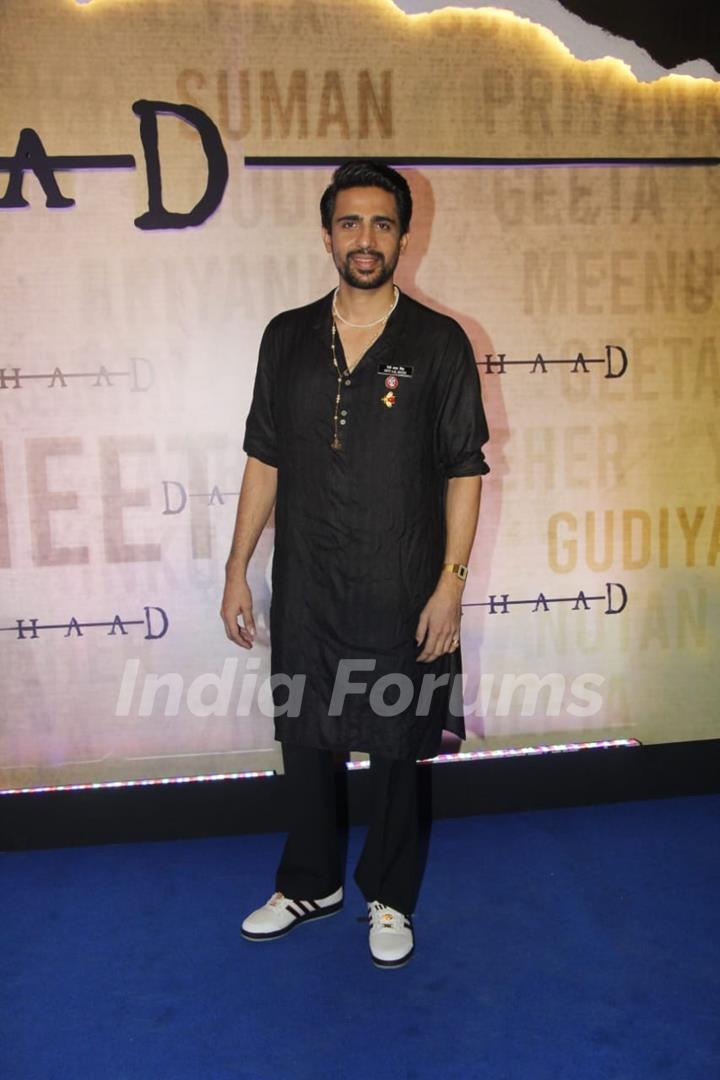 Gulshan Devaiah grace the premiere of Dahaad