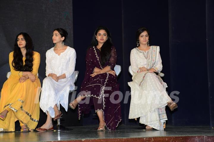 Yogita Bihani, Adah Sharma, Sonia Balani, Siddhi Idnani grace the press conference of the film The Kerala Story