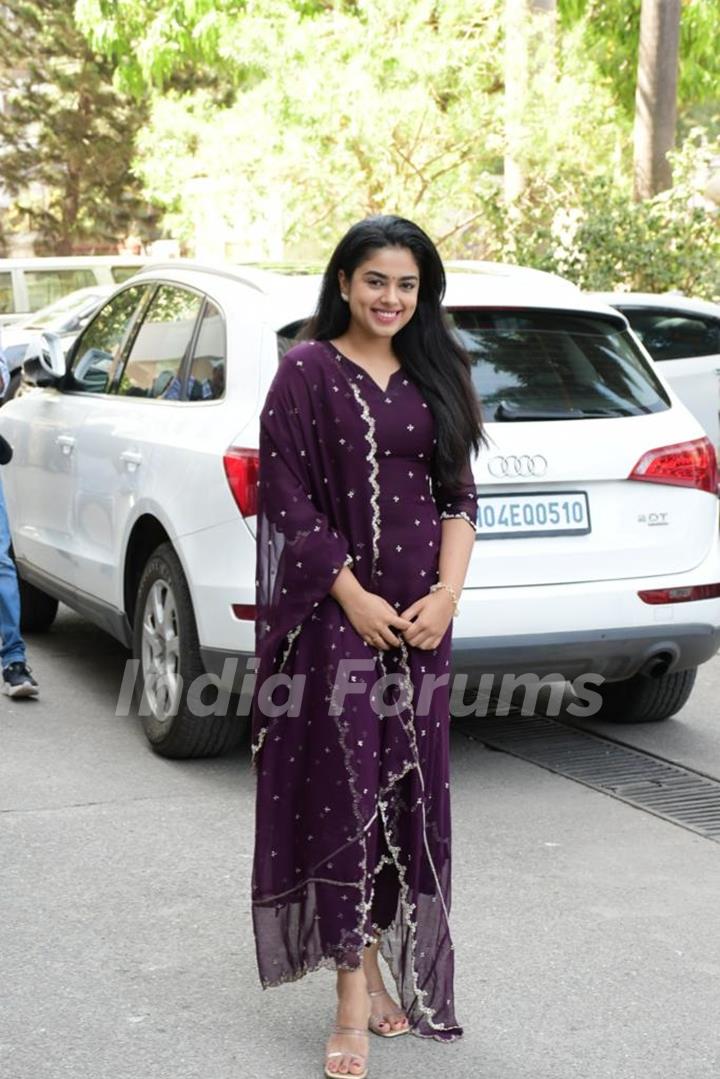 Siddhi Idnani grace the press conference of the film The Kerala Story