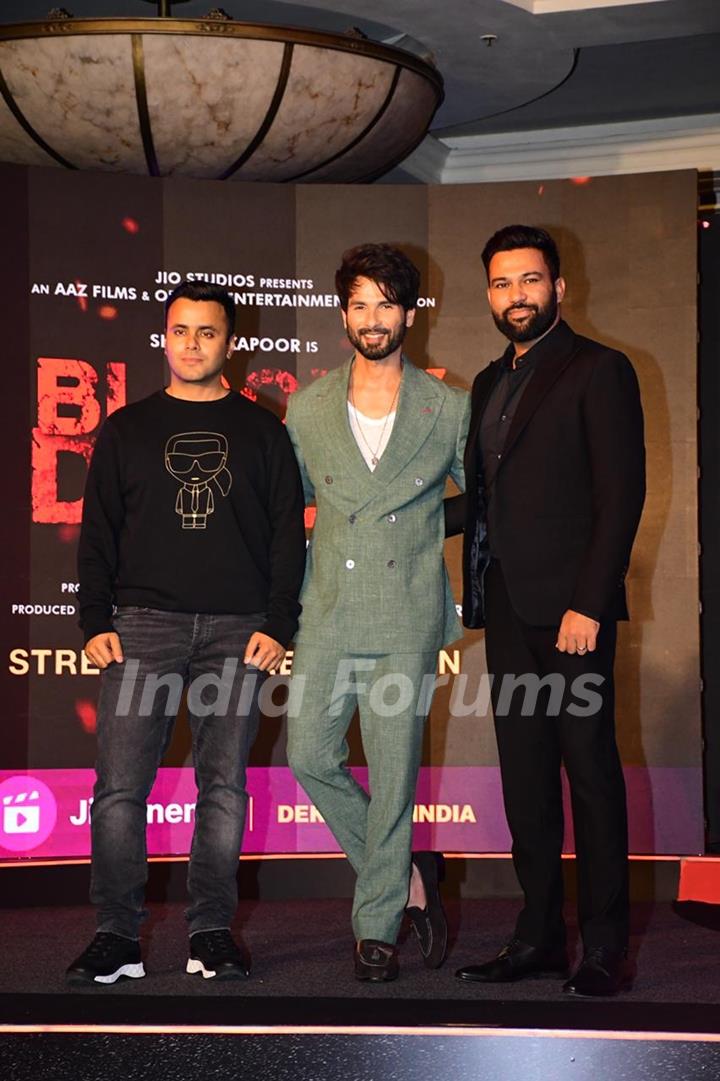 Shahid Kapoor and Ali Abbas Zafar grace the trailer launch of Bloody Daddy