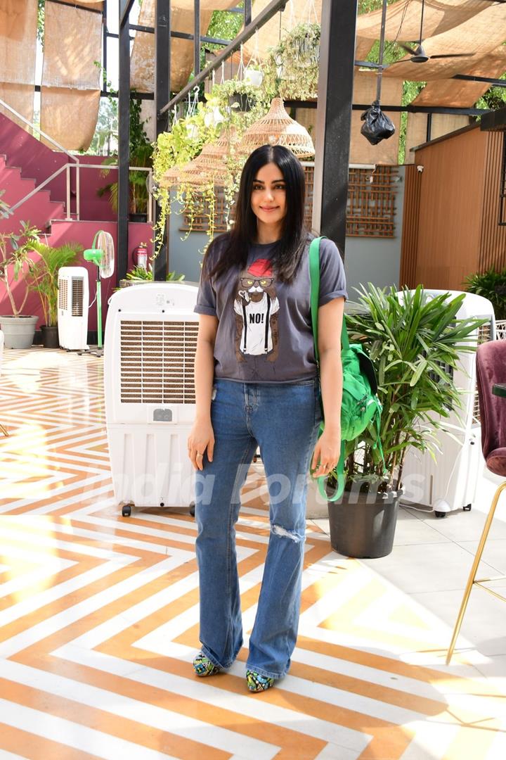 Adah Sharma snapped in Juhu 