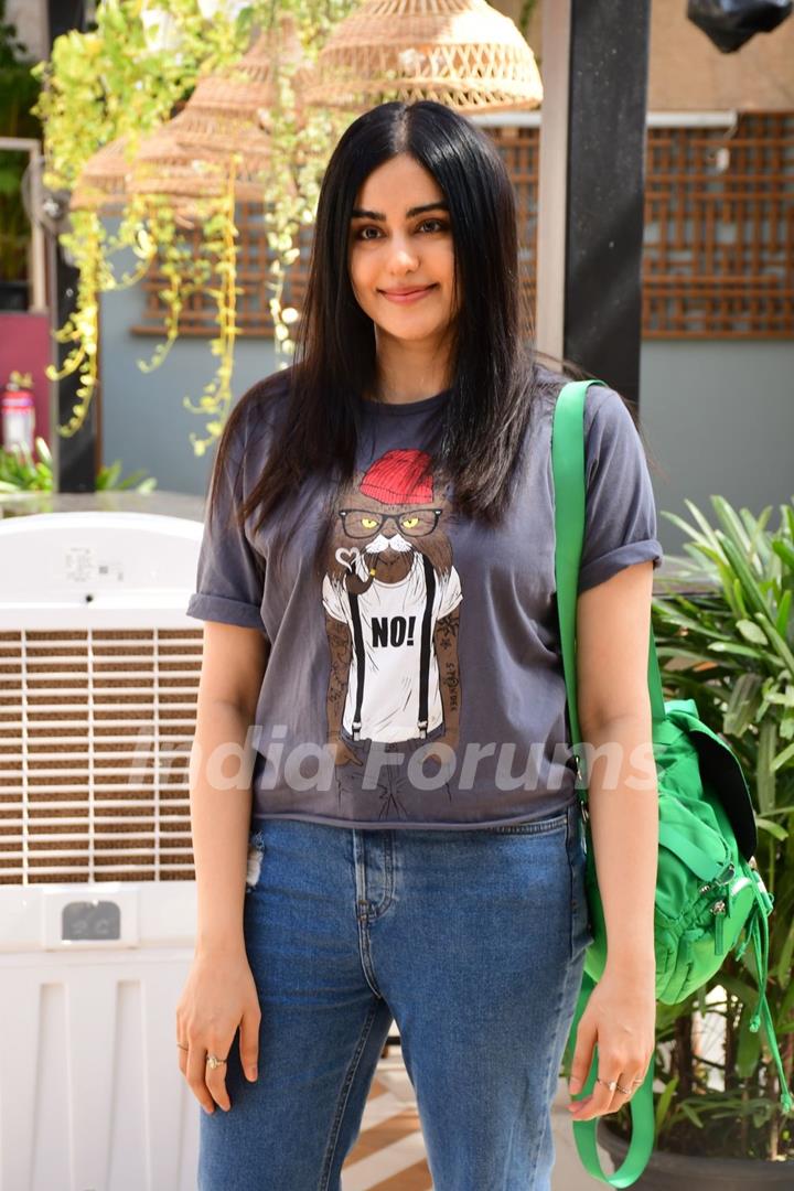 Adah Sharma snapped in Juhu 